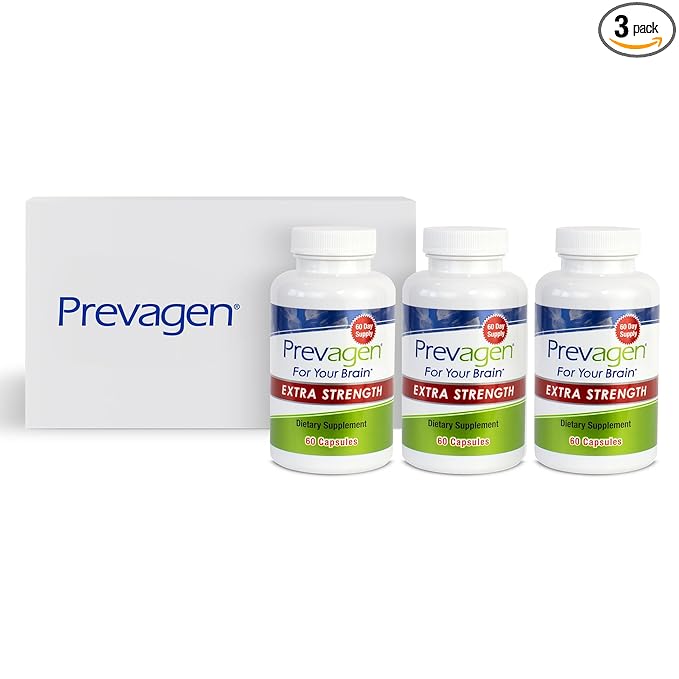 Prevagen Extra Strength - 180 Capsules (6 Month Supply) | Formulated for Your Brain | 20mg of Apoaequorin Plus Vitamin D3