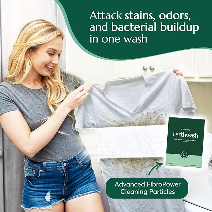 Laundry Detergent Strips Scent-Free - 160 Strips, Up To 320 Loads Hypoallergenic, Ideal for Travel & Home Liquidless Laundry
