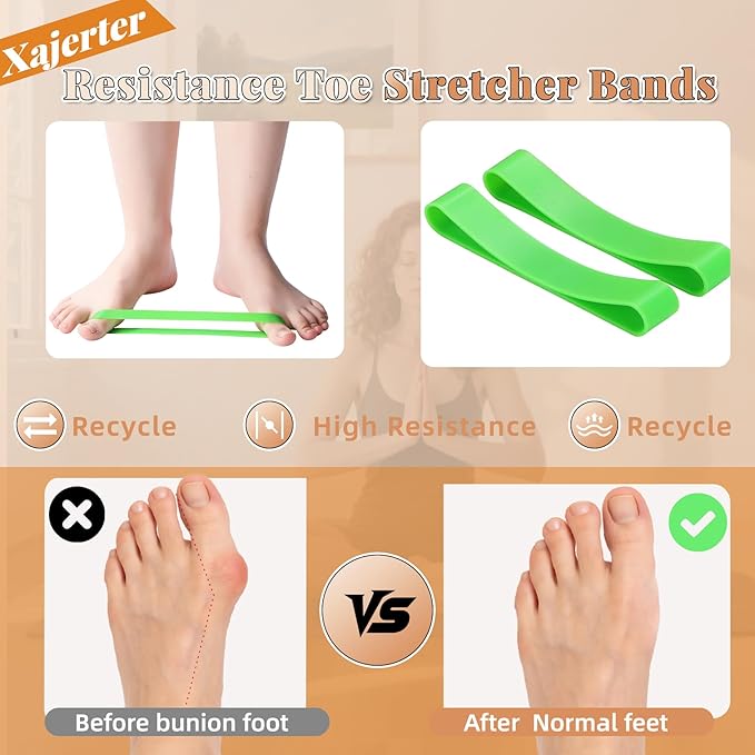 Cork Balance Board 4-in-1 Foot Strengthener, Premium Natural Cork, Plantar Fasciitis Foot Pain Relief, Foot Balance Trainer