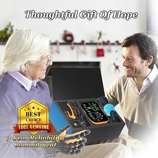 Upgraded 6th Generation Rehabilitation Robot Gloves For Hand Paralysis, Therapy Gloves For Stroke Patients, Hand Robotic Rehabilitation Device, Finger Rehab Device.