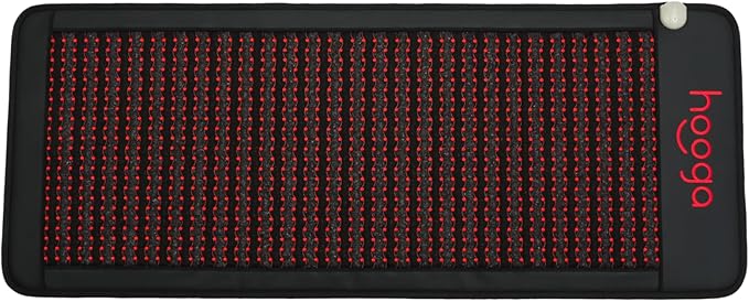 Hooga Far Infrared Heat Therapy Mat, 74" Long Full Body Foldable Mat with Far Infrared Heat, Natural Crushed Amethyst and Tourmaline Stones, Reduce Pain, Relieve Stress and Improve Circulation