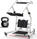 Stand Assist Lift – Sit to Stand Patient Transfer Chair for Elderly & Disabled, 400 lbs Capacity Lift Aid with Adjustable Height – Home & Nursing Care Mobility Support,Black