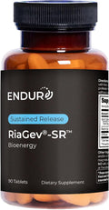 Endur RIAGEV-SR, Sustained Release NAD+ Booster for Helping You Feel & Perform Your Best, Ribose & Niacinamide, Vegan, Gluten Free (90 Tablets)