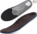 VALSOLE 250+lbs Winter Thermal Wool Insoles for Men Women,Plantar Fasciitis Orthotics Insert,for Flat Feet,High Arch,Foot Pain,Standing All Day Boot Work Shoe Warm Insoles(236mm)