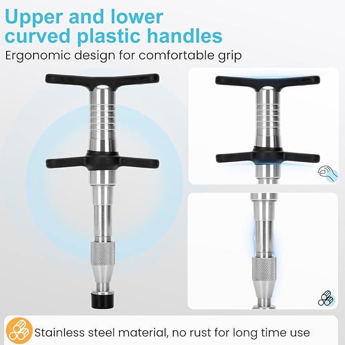 Dreamtrue Adjustable Chiropractic Adjusting Tool, Chiropractor Massage Tool for Face, Joint Pain and More Effective, 0-280N