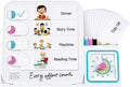 TWENTY5 SEVEN Visual Schedule for Kids, Autism Sensory Products with Whiteboard for Classroom Home, Autism Learning Material Set for Autistic Children, Visual Sensory Toys for Boys and Girls, Colorful