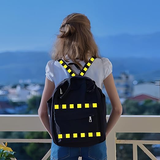 Reflective Tape Outdoor Waterproof 1 inch X 166 feet, High Visibility Hazard Conspicuity Warning Safety Industrial Marking Tape