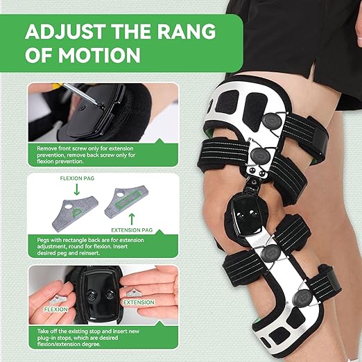 Orthomen OA Knee Brace Booster - Double Upright Stabilizers for Mild-Severe Arthritis, Meniscus Injury & Post-Surgery Protection - Unisex Fit XL/Right