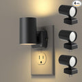 Led Night Light Plug in,Night Lights Plug into Wall Dusk to Dawn Sensor,20lm/40lm Adjustable Brightness,2700k Soft White,Dimmable Night Light for Hallway Bedroom Bathroom 4 Pack ETL-Certified