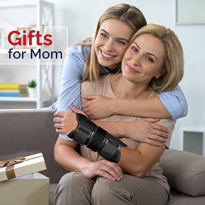 FEATOL Wrist Brace for Carpal Tunnel, Adjustable Night Wrist Support Brace with Splints Left Hand, Large/X-Large, Hand Support for Arthritis, Tendonitis, Sprain, Injuries