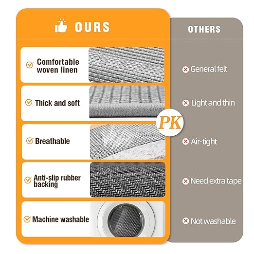 Chenille Stair Treads Non Slip 4pcs Absorbent Stair Runner for Wooden Steps Rubber Backing Stairs Carpet Treads Indoor Staircase Covers Mat with Rubber Backing for Pets Kids 8"X30" Grey