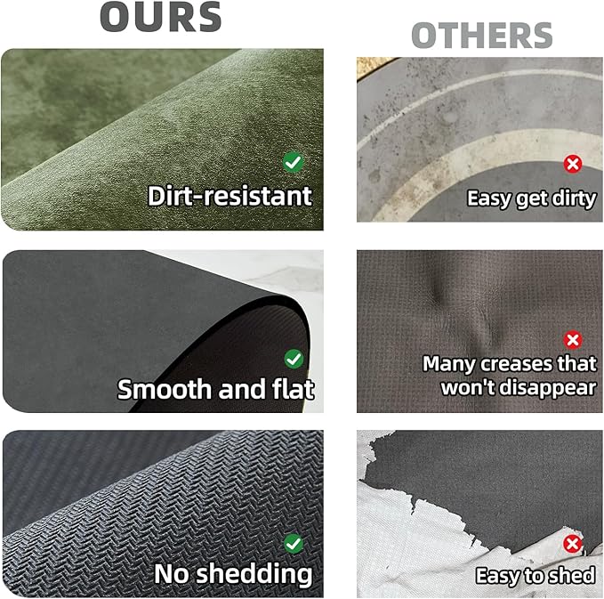 Bath Mat, Bathroom Rugs Non Slip Washable Thin Absorbent Quick Dry Bath Mat Fits Under Door Bathroom Floor Mat Perfect for Bath, Shower, or Sink 36"x60" Sage Green