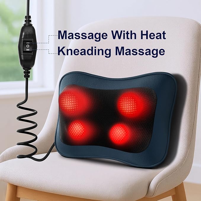 Mo Cuishle Shiatsu Back & Neck Massagers with Heat – Deep Tissue Relief for Pain, Tension & Muscle Relaxation – Perfect Gifts for Birthdays, Mother’s & Father’s Day, Christmas for Men, Women, Mom, Dad