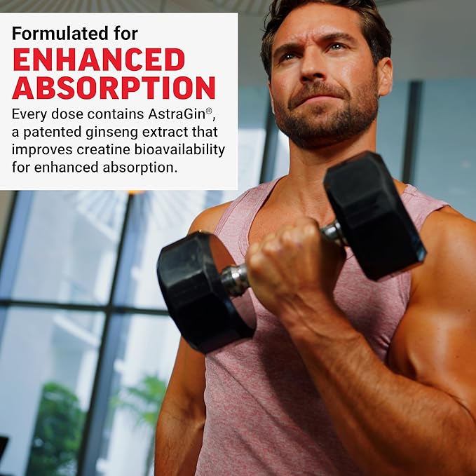 Force Factor Creatine Monohydrate Gummies, 5g Dose for Men & Women to Support Muscle, Strength, Recovery, Cognitive Health & Memory, Assorted Fruit Flavors, 150 Gummies