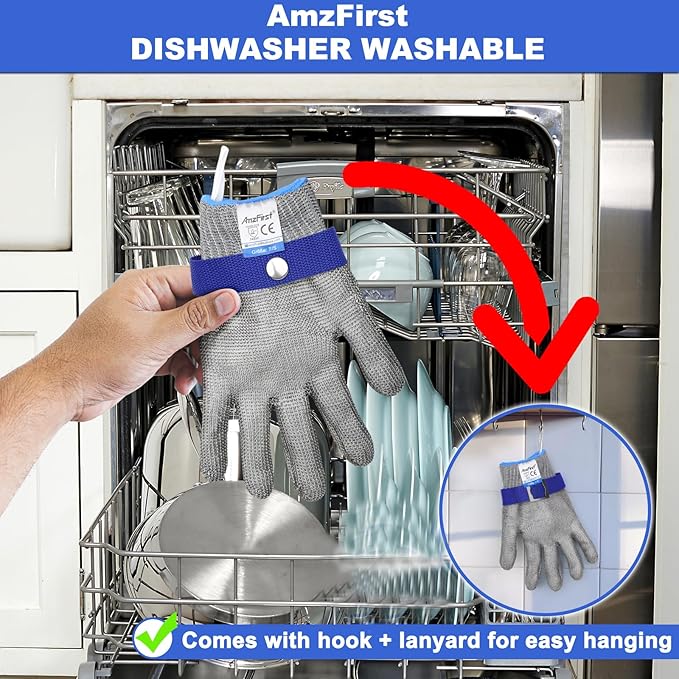 Cut Resistant Gloves Protection Cutting Anti Cut Gloves for Kitchen Fish Slicing and More(Size: 11/XX-Large)