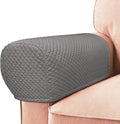 Roytub Stretch Couch Arm Covers, Breathable Armrest Covers for Sofas and Chairs Arm Cover Keep Your Home Clean, Sofa Arm Cover can Decorate and Protect Your Sofa(2 PCS, Grey)