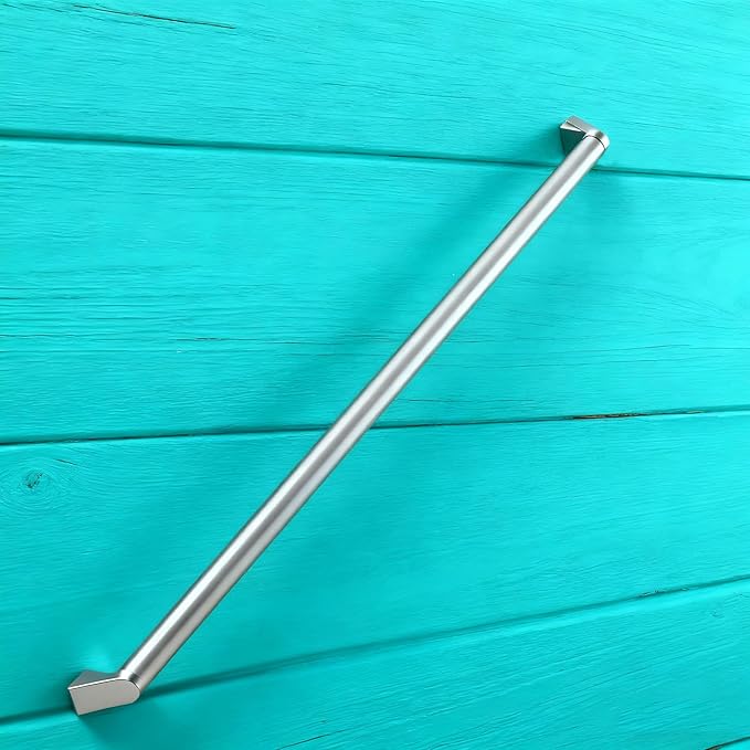 8FT Handrails for Indoor Stairs,Railings，Outdoor Stairs Handrail，Modern Aluminum Handrail Set, Wall Mounted，Wall Return Bracket More Safety, Rust Free. (Anodized Silver, 8 FT)