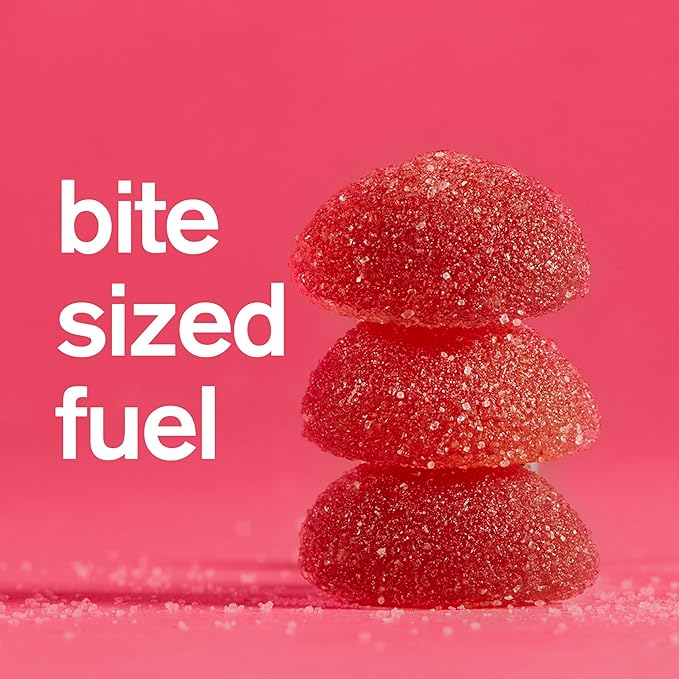 Skratch Labs Energy Chews | Gummies for Running, Cycling, and Sports Performance | Gel Alternative | Raspberry (10 Pack) | Gluten Free, Vegan