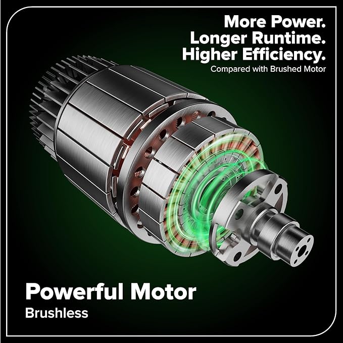 Greenworks 24V Brushless Cordless Impact Driver Kit, 2650in./lbs Torque, Variable Speed-Battery and Charger Sold Separately, Green