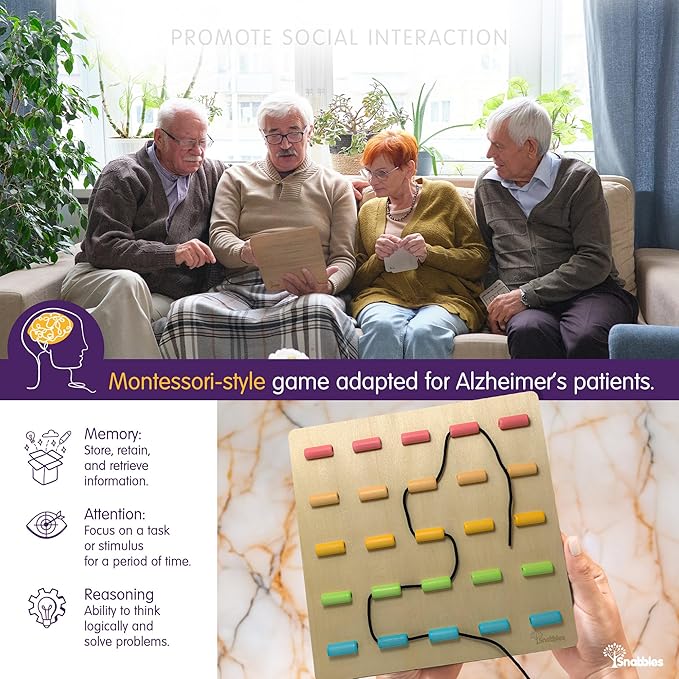 Dementia Activities for Seniors - Activity Kits for Dementia Patients - Memory Games for Seniors with Dementia - Dementia Products - Alzheimers Activities - Puzzles for Dementia Patients