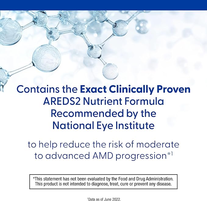 PreserVision AREDS 2 Eye Vitamins, #1 Eye Doctor Recommended Brand, Lutein and Zeaxanthin Supplement with Vitamin C, Vitamin E, Zinc, and Copper, 120 Softgels (Minigels)
