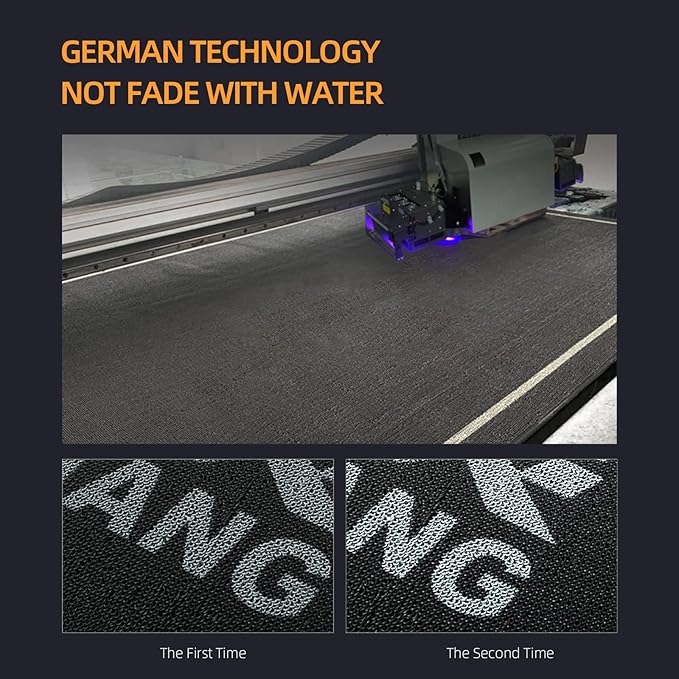 ALLEVI Custom Area Rugs Any Size Color Commercial Grade Entryway Carpets Personalized Logo Text Business Runner Welcome Indoor Outdoor Washable Floor Doormat Home Kitchen Garden 10'x 5'