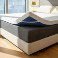 ViscoSoft 4 Inch Memory Foam Mattress Topper Cal King - Select High Density Ventilated Mattress Pad - Premium Removable Rayon Cover