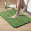 Luxury Quick Dry Non-Slip Bathroom Rugs【20'' x 30'' Meadow Green】 Highly Absorbent Washable and Ultra Soft, Extra Thick Fluffy Bath Mats for Shower/Kitchen/Bathtub Floor