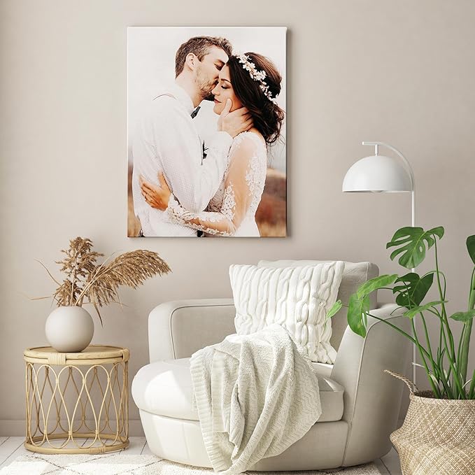 Canvas Prints with Your Photos (Framed 11x14) Personalized Canvas Pictures for Wall Art Digitally Customized Prints with Your Photo Custom Photo Gifts for Home Decor Print Photos Service from Amazon