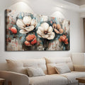 FUHAIHUA Canvas Wall Decor For Bedroom Large Wall Art For Living Room Office Decorations Boho Wall Pictures Flowers Landscape Paintings Artwork Aesthetic Posters Ready To Hang Home Decor 24x48 In
