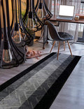 Custom Size Hallway Runner Rug Grey Color 31 inch Wide Select Your Length Non-Slip (Skid Resistance) Rubber Backing 24 feet x 31 inch