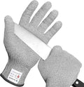Schwer SlicePro ANSI A9 Cut Resistant Gloves, Food Grade Reliable Cutting Glove, Mandoline Gloves for Kitchen Meat Cutting, Oyster Shucking, Fish Fillet Processing, Non-PFAS, PR1501-G, M