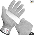 Schwer 150 Pairs ANSI A9 Cut Resistant Gloves, Food Grade Reliable Cutting Glove, Mandoline Glove for Kitchen, Oyster Shucking, Non-PFAS, PR1501-G, L