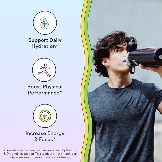 Feel Goods Hydration Hero, 1,000mg Electrolytes Powder, Sugar Free, Magnesium, Organic Aloe Vera, Organic Aloe, L Theanine, Vitamin C & B12, Non GMO, Keto, Vegan | Lemon Lime, 30 Servings