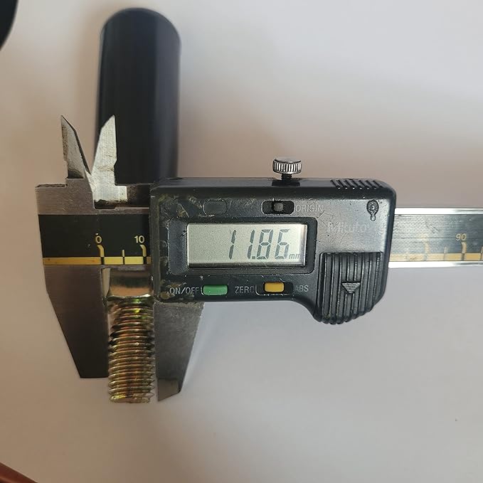 Revolving Handle M12 * P 1.75mm, L- 4.72" Knob Grip, Metric Thread, Swivel Handwheel with Fixing Nut, Made, Korea