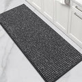 BEQHAUSE Kitchen Runner Rugs 24"x60", Non-Slip Kitchen Mats for Floor, Super Absorbent and Stain Resistant Kitchen Rug, Machine Washable Rugs for Kitchen, Hallway, Laundry & Sink, Charcoal