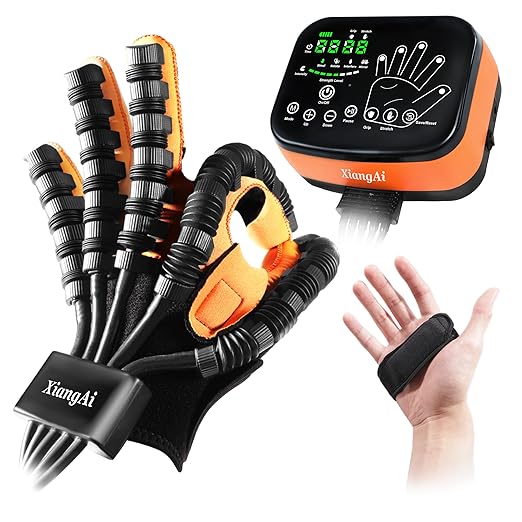 Upgraded 6th Generation Rehabilitation Robot Gloves For Hand Paralysis, Spasticity, Robot Glove For Hand Therapy, Stroke Recovery Device, Stroke Rehabilitation Equipment.