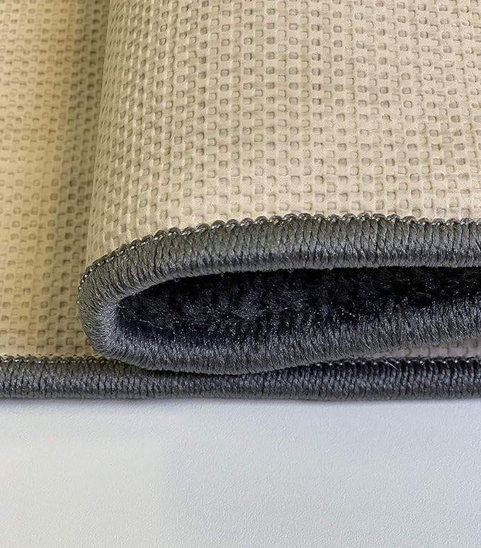 Custom Size Hallway Runner Rug Brown Color 31 inch Wide Select Your Length Non-Slip (Skid Resistance) Rubber Backing 13 feet x 31 inch
