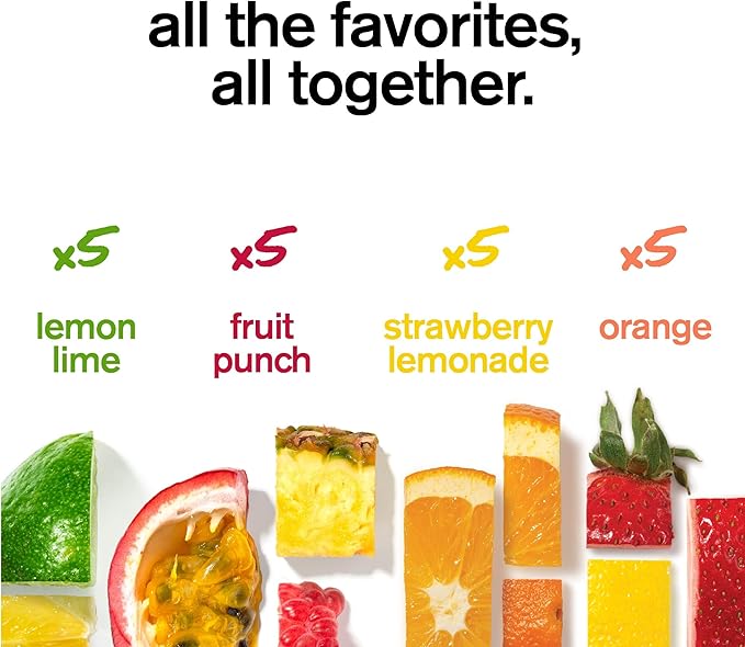 Skratch Labs Hydration Packets - Hydration Drink Mix, Variety Pack (20 Single Serving Packets) - Electrolyte Powder Developed for Athletes and Sports Performance, Gluten Free, Vegan, Kosher