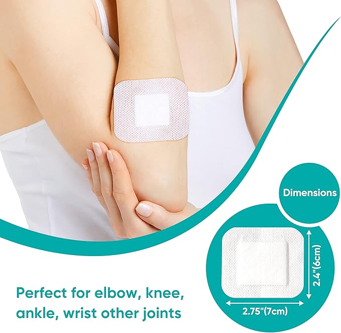 General Medi Sterile Island Dressing Bordered Gauze – 100 Count, 2.4" x 2.75" Gauze Pads, Wound Care Pad with Adhesive Border - Sterile, Soft & Highly Absorbent Medical Grade Dressing Pad