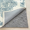 RUGPADUSA - Dual Surface - 8' Round - 1/8" Thick - Felt + Rubber - Non-Slip Backing Rug Pad - Adds Low-Profile Comfort and Protection
