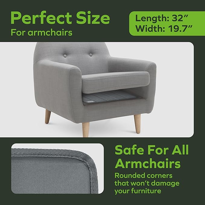 BEN'SHOME Heavy Duty Recliner Cushion Support Board – Instantly Repair Sagging Armchair | 19.7" x 30"-32" | .5" Furniture Grade Wood Under Cushions Insert, Anti-Slip Supports, Extend Recliner Life