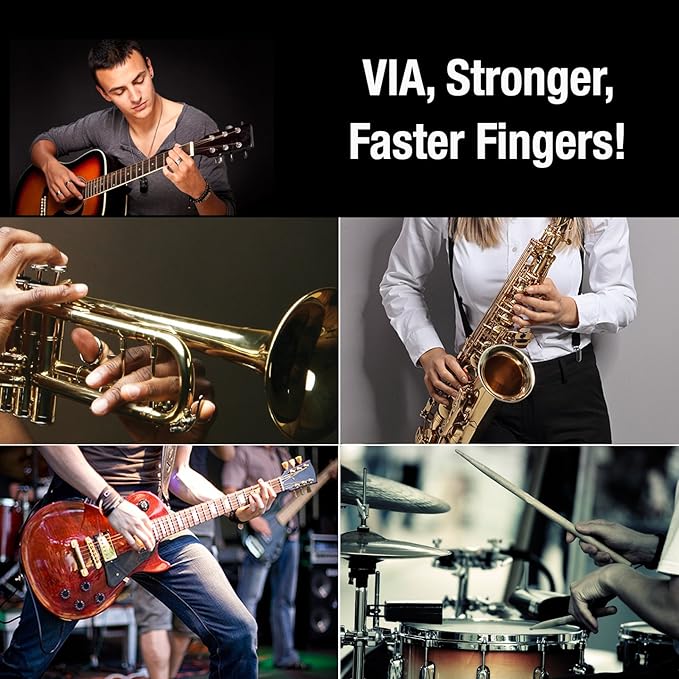 Prohands VIA Hand Exerciser, Finger Exerciser (Hand Grip Strengthener), Spring-Loaded, Finger-Piston System, Isolate and Exercise Each Finger