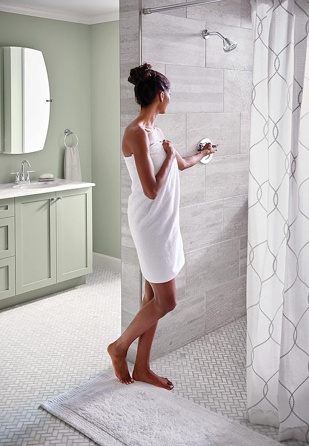 Moen Gibson Chrome Posi-Temp Pressure-Balancing Modern Valve Handle Only Trim, Valve Required, T2901