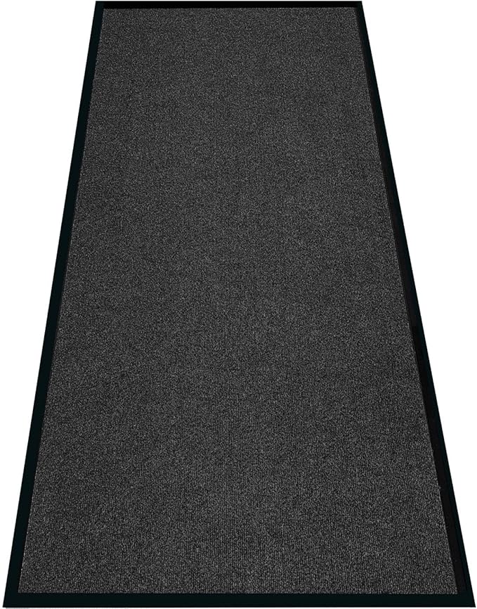 Front Door Mat, 2' x 6' Commercial Floor Mat, Heavy Duty Welcome Mat, Rubber Backing Non Slip Doormat for Entryway