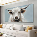Highland Cow Wall Art For Living Room Large Size Animal Canvas Art Wall Decor Print Rustic Farmhouse Wall Artwork Cattle Painting Prints Artwork Picture For Bedroom Aesthetic Home Wall Decor 29 X 58 Inch
