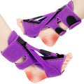 Plantar Fasciitis Night Splint-Upgrade 3 Adjustable Planter Facetious Relief Brace,Plantar Fasciitis Relief Women Men Straps,Support Relief Foot Drop Achilles Tendonitis Day Night(Purple-2PC)