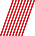 Boao 8 Pack Oven Guards for Racks 14 Inches Heat Resistant Silicone Rack Protectors Shields Edge Cover, Prevents Burns and Scars, Easy to Fit, Kitchen Safety Gadgets & Accessories (Red)