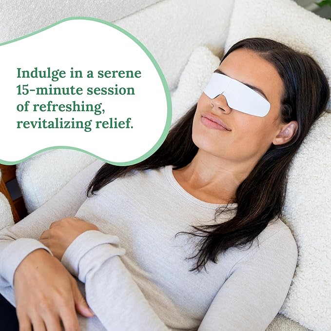 CorneaCare Rescue: Hydrogel Self Cooling Compress | Cold Eye Masks for Puffy Eyes | Self Cooling Eye Compress for Fast Relief | Travel Ready | 6 Count