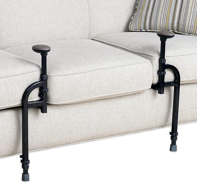 Stander Heavy Duty EZ Stand-N-Go, Bariatric Chair Lift Assist for Elderly, Grab Bar Standing Handle for Seniors, Daily Living Mobility Aid